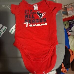 NFL Red Texans All Season Kids Onesie